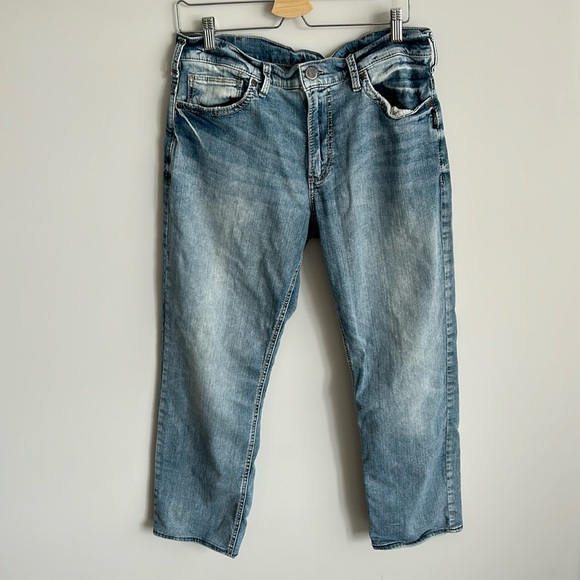 Men’s Silver Jeans - Picture 1 of 3